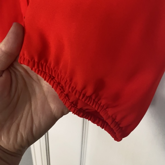 NY&CO Red Blouse with Snap Detail XL - Picture 4 of 5